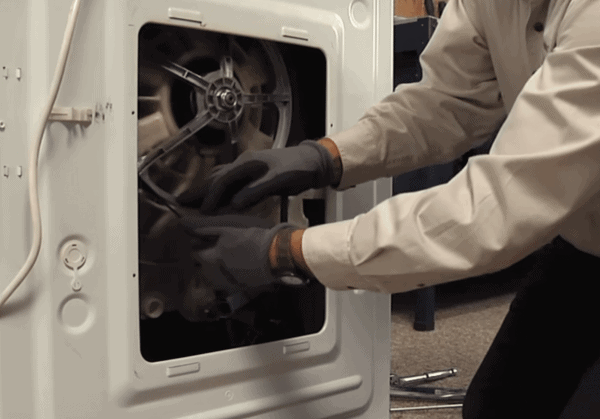 ge washer makes loud noise when spinning