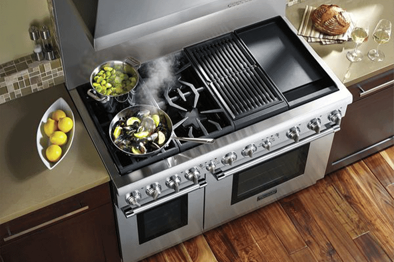 difference between dual fuel range and gas range
