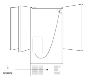 lg refrigerator makes loud dripping sound