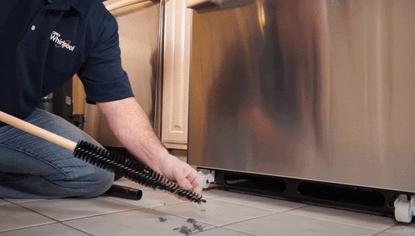 clean whirlpool refrierator coils