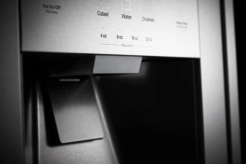 change water filter in LG side by side refrigerator