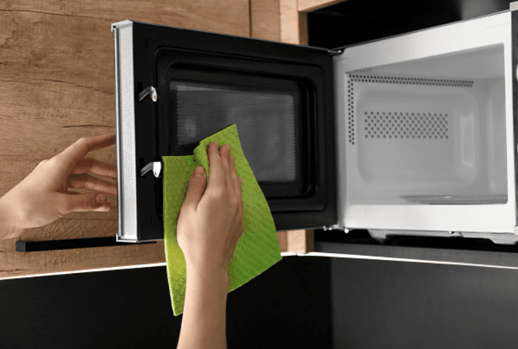 microwave cleaning