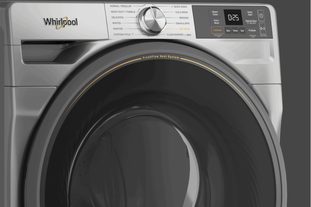 whirlpool washer not draining.